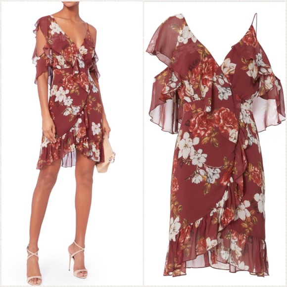 NICHOLAS Dresses & Skirts - NICHOLAS for Intermix Celeste ruffle mini dress